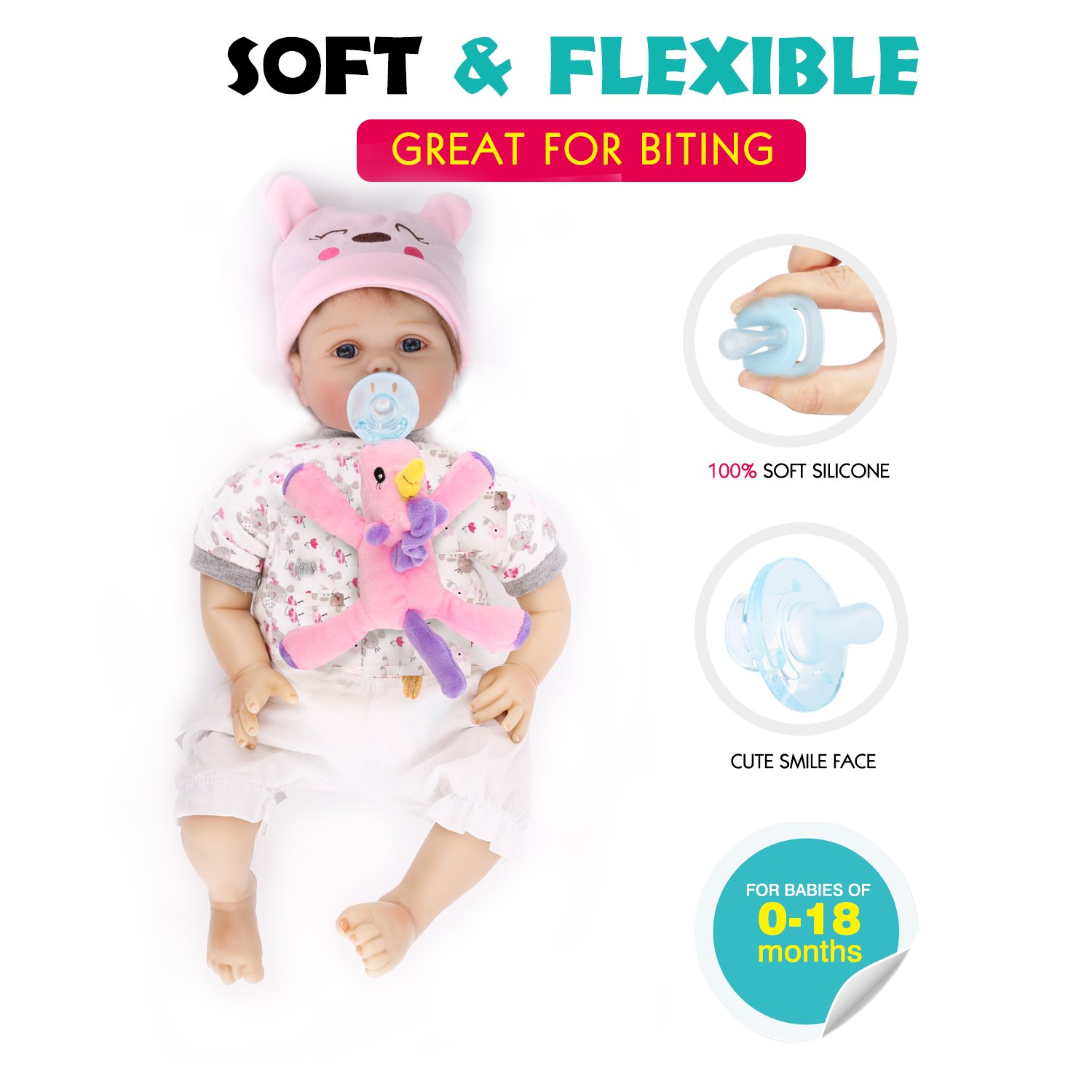 zooawa baby pacifier