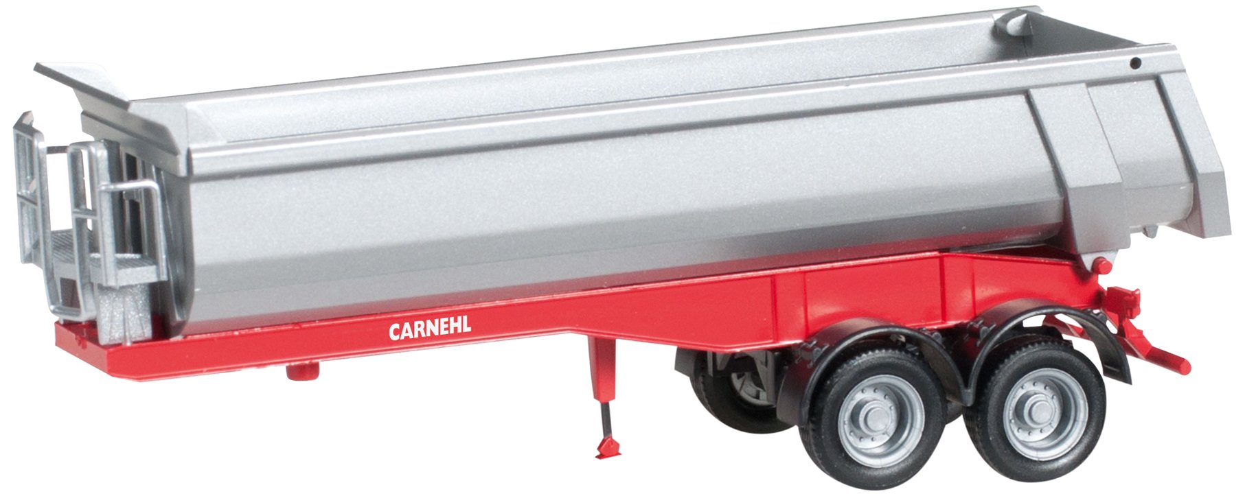 herpa 076036-002 - Carnehl-Round body trailer 2nd vehicle, red