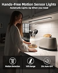 EZVALO 14.5inch Under Cabinet Lighting, 3200mAh