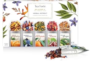TEA FORTE Herbal Retreat Single Steeps Sampler