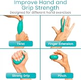 Vive Therapy Putty 2 Pack - Hand Strengthening & Stress Relief Tools view 5