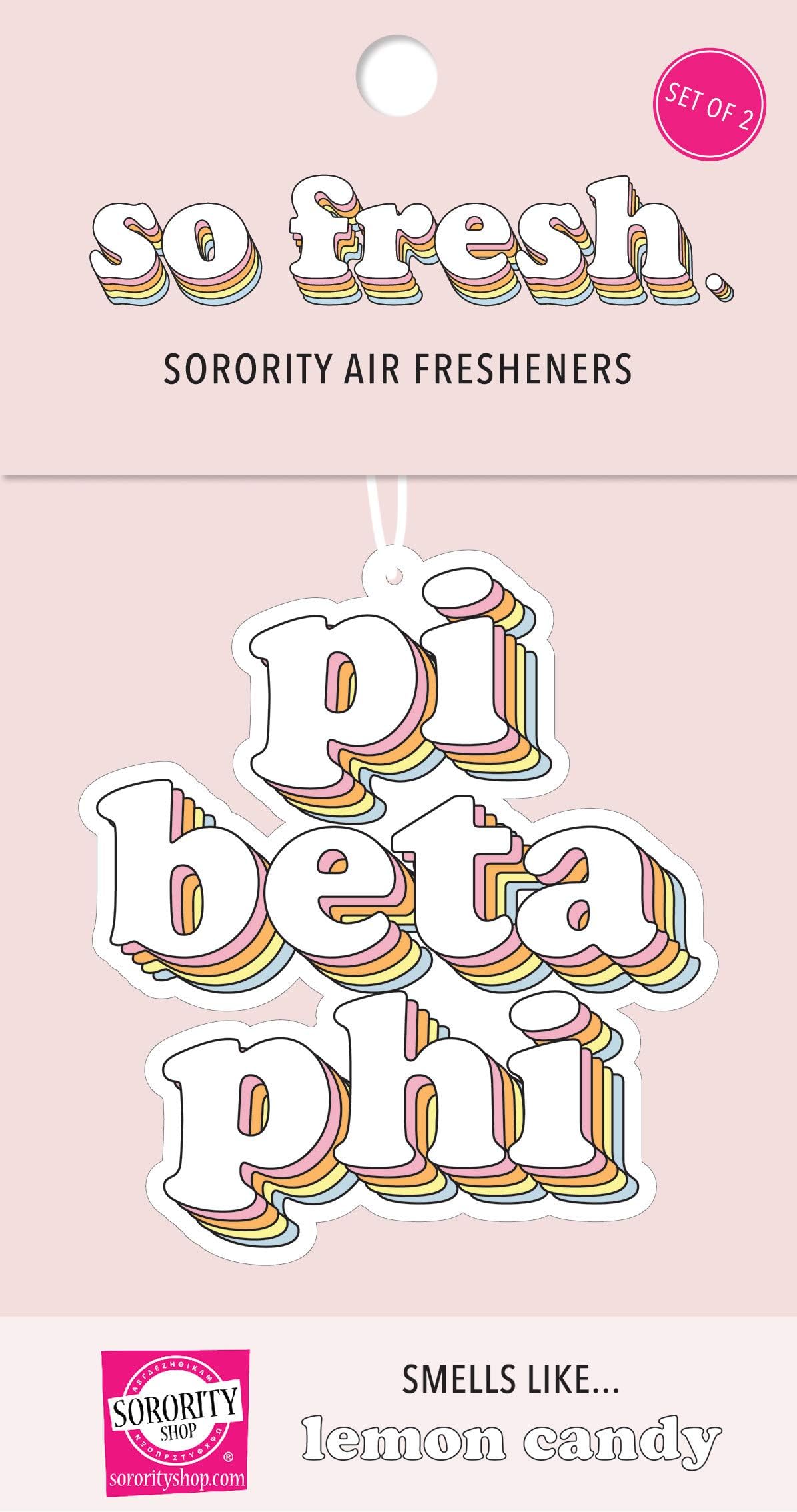 Pi Beta Phi - Retro Air Freshener - 2/Pack