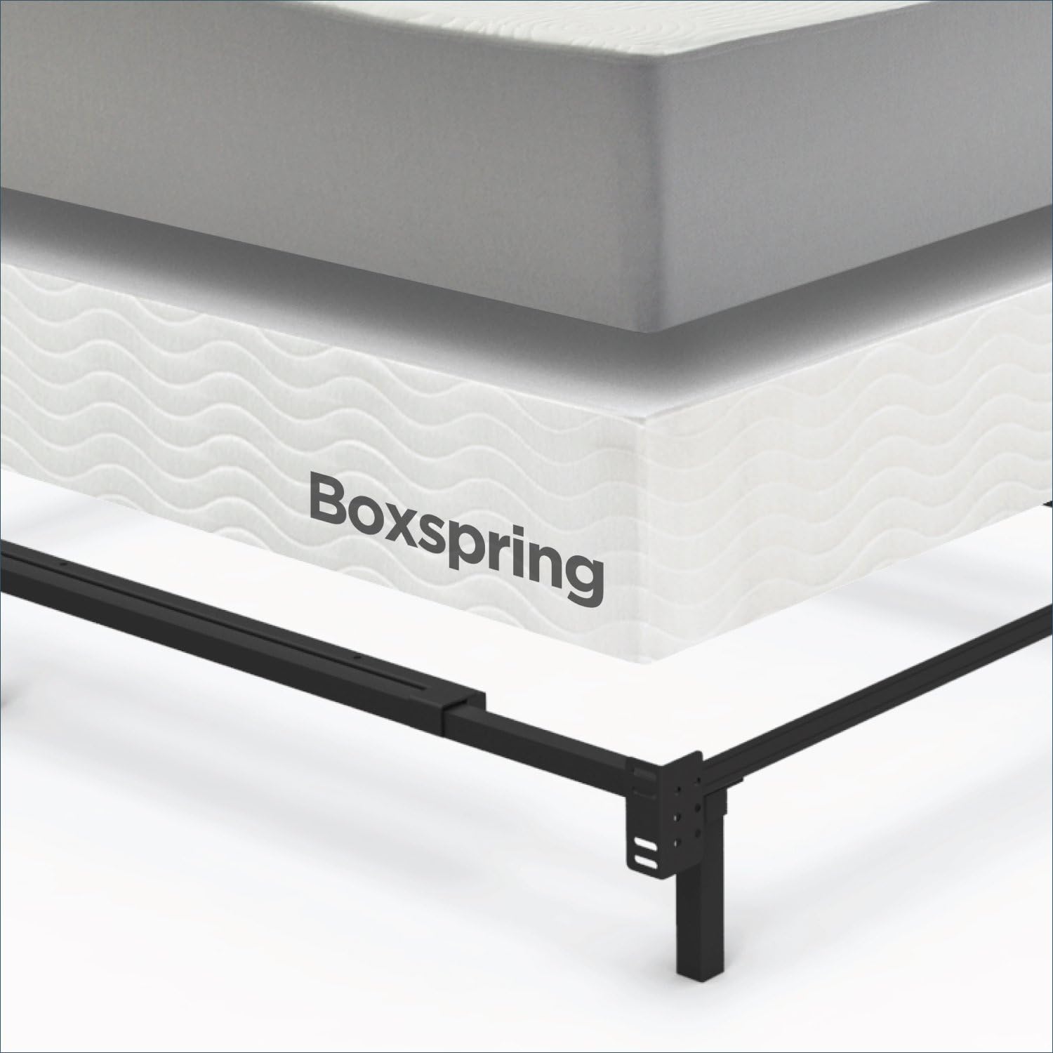 Zinus Michelle Compack 9-Leg Support Bed Frame, for Box Spring and Mattress Set, Queen: Furniture & Decor