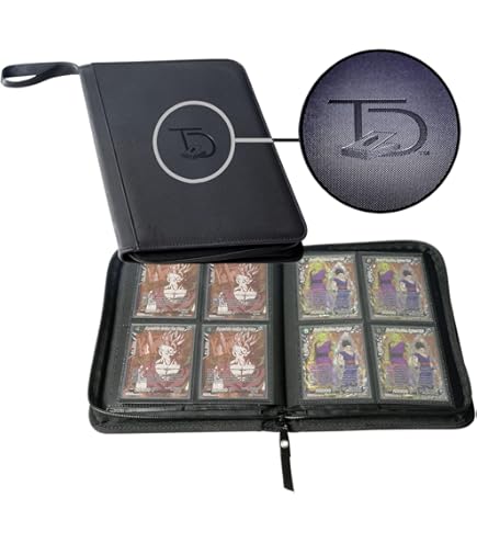 top deck 1000 card binder Amazon.com: TopDeck 1000 Card Binder - TCG Portfolio - 16 Pocket Card Binder  - Ringless Binder Compatible with Pokemon Cards, Yu-Gi-Oh, Magic the  Gathering, and More - Side Load Sleeves main image 1