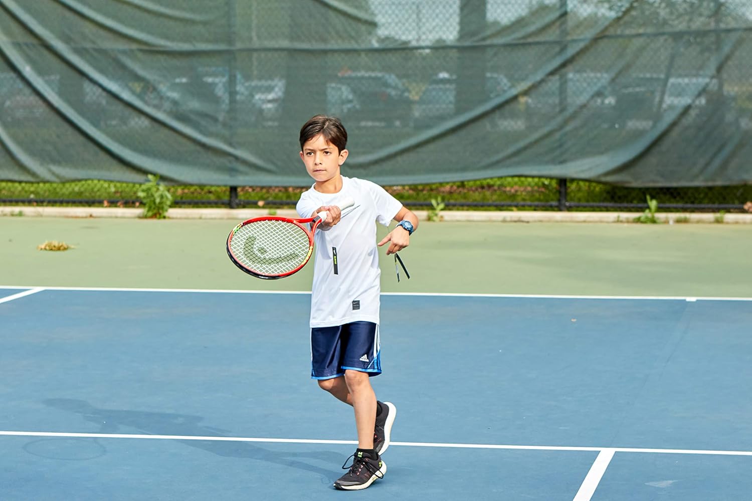 HEAD Speed Kids Tennis Racquet - Beginners Pre-Strung Head Light Balance Jr Racket - 21", Red : Garden & Outdoor