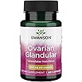 Swanson Ovarian Glandular Supplement - Women's Glandular Health and Balance Support - Premium Bovine Tissue - 60 Capsules, 250mg Each