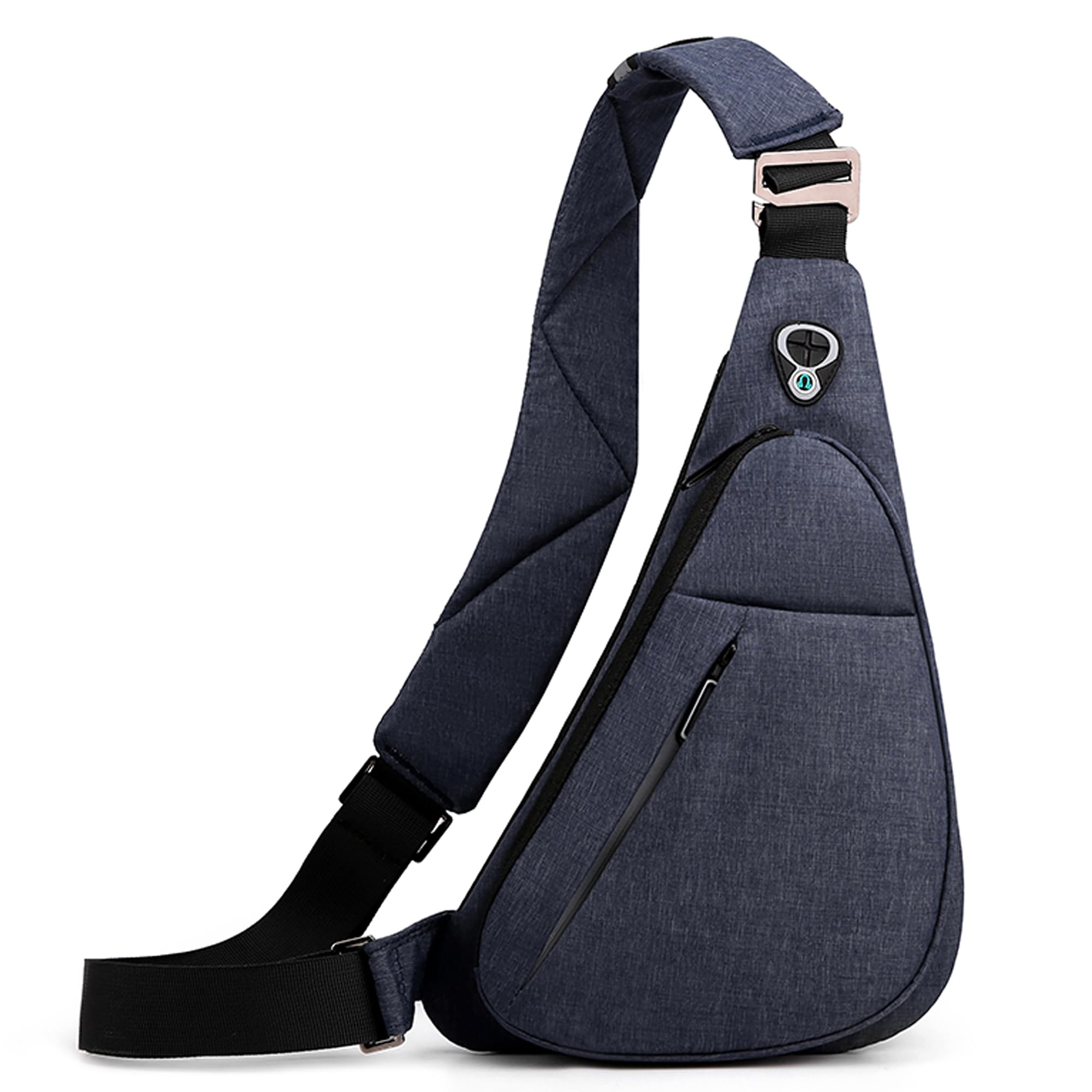 VARLIVOO Men's Sling Bag Men Chest Bag Shoulder Bags Crossbody Bag Travel Hiking Sport Gym Cycling Waterproof Polyester Blue C