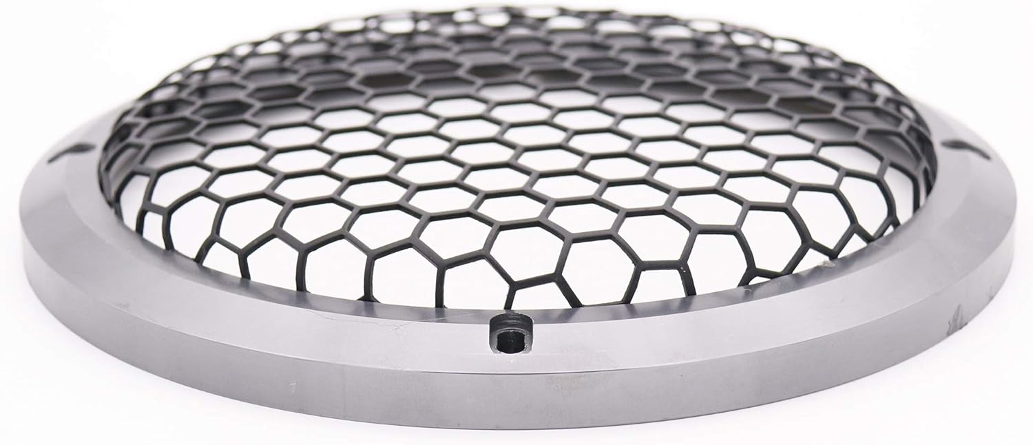 Magicsource Woofer Speaker Grills Aluminum Alloy Frame Metal Mesh Cover For Car Or Home Audio Protective Case 8 Inch Silver Gray Electronics Accessories Supplies Fcteutonia05 De