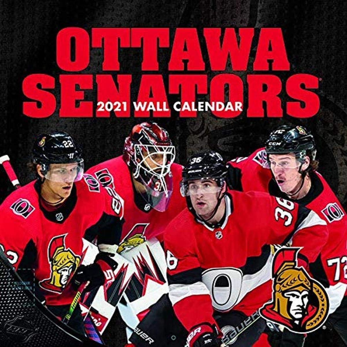 Amazon Com Turner Sports Ottawa Senators 2021 12x12 Team Wall Calendar 21998011950 Office Products