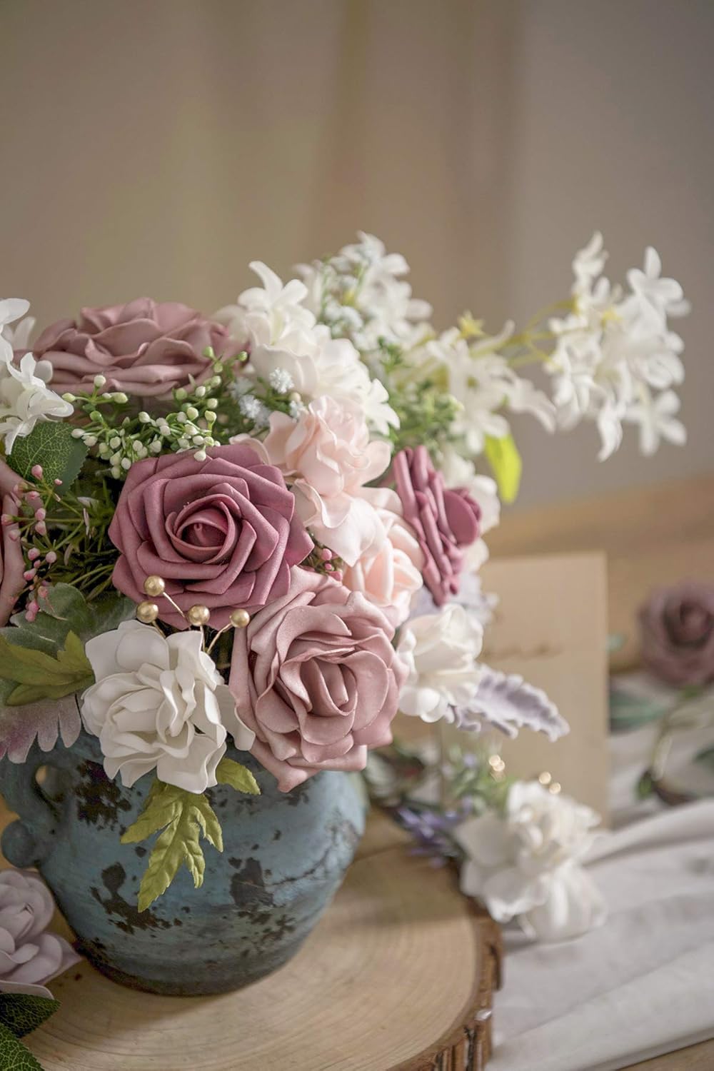 Home Kitchen Lings Moment Artificial Flowers 25pcs White Gardenias Flowers W Stem For Diy Wedding Bouquets Centerpieces Arrangements Party Baby Shower Home Decorations Ling S Moment Home Decor