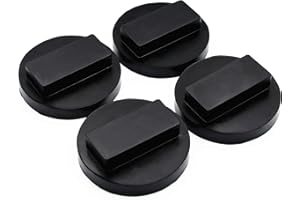 Jack Pad Universal for BMW and Mini Slotted Rubber Jack Pad Frame Rail Protector Square Polyurethane Jack Block (4 PCS)