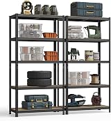 Songmics GLR050B02 Set of 2 Heavy Duty Shelving Units 5 Shelves 600 kg view 9