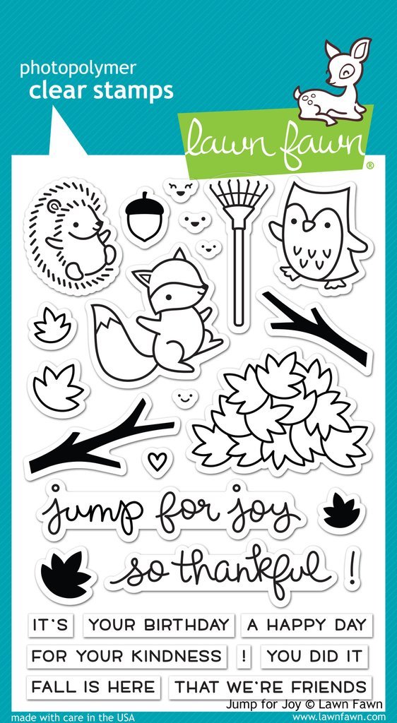 Lawn Fawn Jump For Joy 4"x6" Clear Stamps LF1212