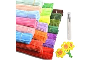 400 PCS Pipe Cleaners, 12 inch Colored Chenille Stems for Art and Crafts, Children’s Craft Supplies