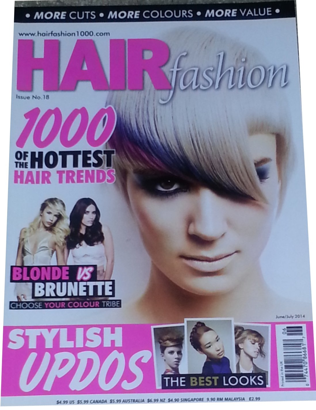 Hair Fashion Magazine June July 2014 Issue No 18 Various