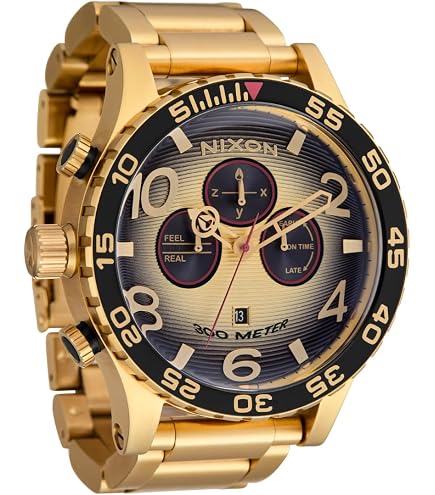 Amazon.com: NIXON Sentry Chrono A1390-100m Water Resistant Men's