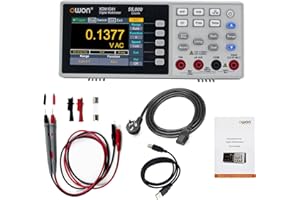 OWON XDM1041 Multi Testers Portable Digital Multimeter,3.5in Desktop Digital Multimeter, 55000 Counts LCD Mini True RMS Tempe