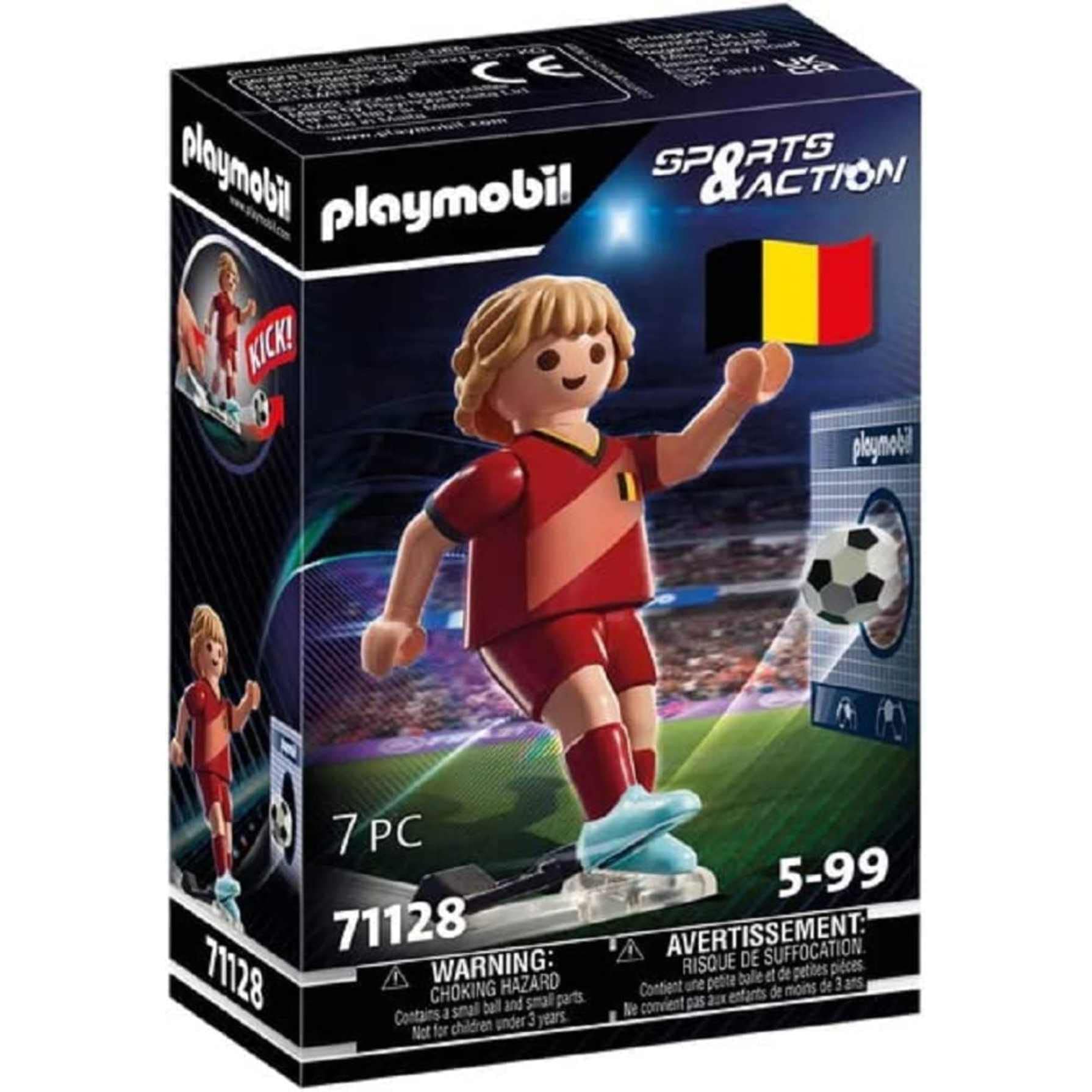 Playmobil Belgian Football Player (71128)