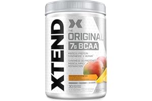 Scivation XTEND Original BCAA Powder | Sugar Free Post Workout Muscle Recovery Drink with Amino Acids | 7g BCAAs for Men & Wo