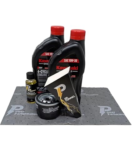 オイル Amazon.com: Power Performance 20W-50 Oil Change Kit for Kawasaki