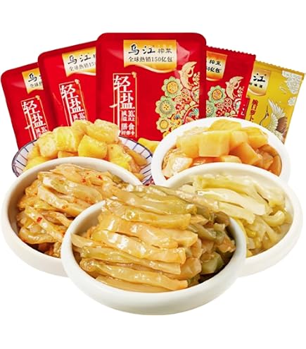 Amazon.com : 榨菜大王 Zhacai Preserved Mustard Vegetable Strips