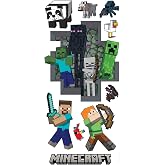 Minecraft Hostile Mobs Peel and Stick Wall Decals by RoomMates