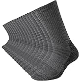 JOYNÉE 8 Pair Mens Thick Cushioned Athletic Crew Socks Breathable Moisture Wicking Work Running Socks for Men Size 9-12/12-15