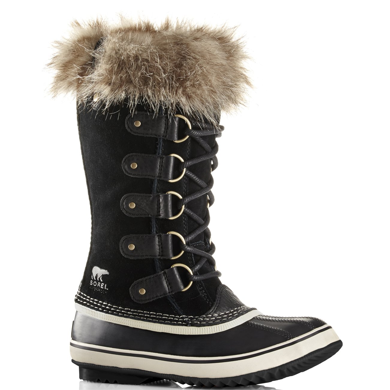 Sorel Women's Boots, JOAN OF ARCTIC, Black (Stone), Size UK: 6