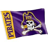 Desert Cactus East Carolina University Flag Pirates ECU Banners 100% Polyester Indoor Outdoor 3x5 feet Flags (Team Name)