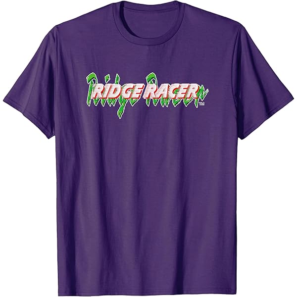 Amazon.com: 【NAMCO LEGENDARY】RIDGE RACER 001 T-Shirt : Clothing
