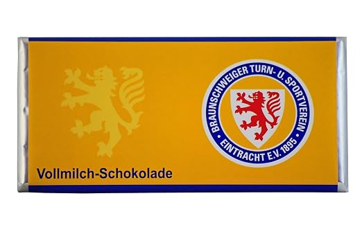 Eintracht Braunschweig Schokolade Teamschokolade Vollmilch 100g