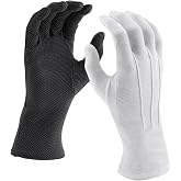 DSI Long Wrist Sure Grip Marching Band, Parade Gloves by Director's Showcase