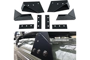 ROLOTIPPI Side Mount Trailer Roof Rack Bracket for Awning, Teardrop, Ladder, Camper, RV, Utility Box, Enclosed Trailer, Custom-Made Heavy-Duty Rack Brackets for Front Runner Rack, Basket Rack, or Rooftop Tent