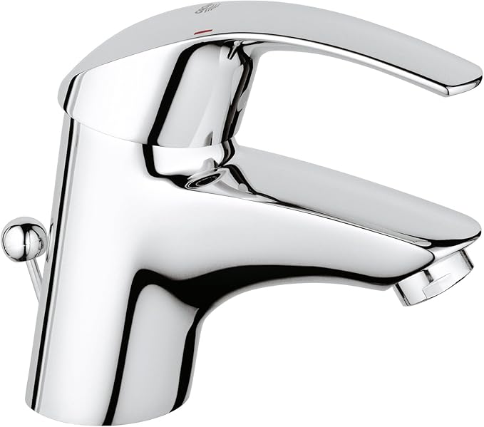 Grohe 33265 Eurosmart Chrome Single Lever Basin Mixer Amazon.co.uk DIY & Tools