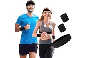 QPIXVB Workout Headbands,Sports & Outdoors Headbands Wristband,Gym Accessories,Moisture Wicking Hairband,Sweatbands