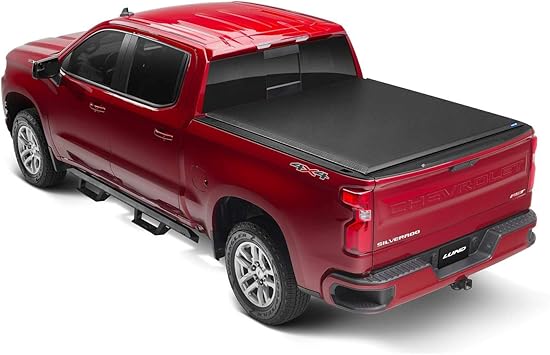 Amazon Com Lund Genesis Roll Up Soft Roll Up Truck Bed Tonneau Cover 960293 Fits 2019 2021 New Body Style Gmc Chevy Sierra Silverado New Body Style 6 7 Bed 79 4 Automotive