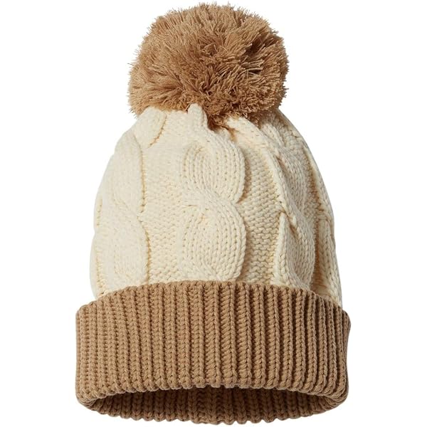 SmartWool Ski Town Beanie Merino Wool Hat Pom Pom NWT Almond Cream Grey Adult Amazon.com: Smartwool Ski Town Hat Almond One Size  main image 2