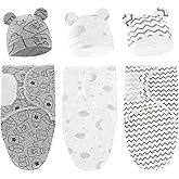 ATONGQI 3-Pack Organic Baby Swaddle Sleep Sacks - Newborn Swaddle Sack - Baby Sleep Sack