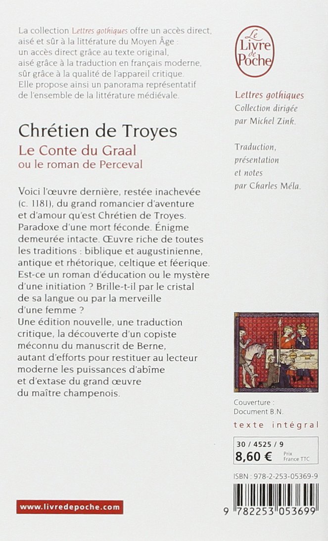 Perceval Ou Le Conte Du Graal Pdf Gratuit