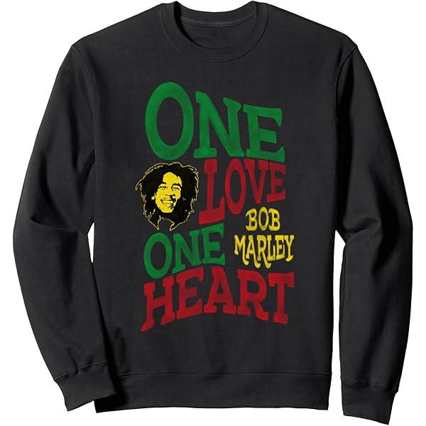 Amazon.com: Womens Official Bob Marley One Love One Heart V-Neck T