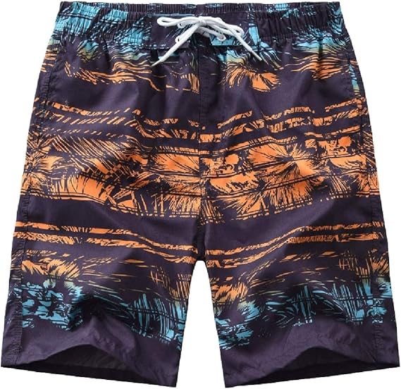 Amazon Angelspace メンズストライプ夏リラックスビーチファッションシロットパンツ水着 Dark Blue 2xl ショート ハーフパンツ 通販