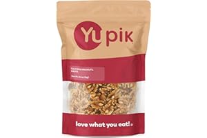 Yupik Raw California Walnuts, Halves & Pieces, 2.2 lb (35.2 oz), Kosher, Gluten-Free, Vegan, Unsalted, Unroasted, Source of Omegas, Healthy Snacks, Nut Topping, Ideal for Baking & Cooking