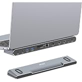 Acer Docking Station 3 Monitors, Laptop Docking Station Stand with 2HDMI+DP | 11-in-1 USB C Dock with 8K DP, 4K@60Hz HDMI, 10Gbps Data, 1 Gbps Ethernet, 100W Power, SD/TF, Detachable Cable Connection