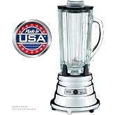 Waring Commercial Glass Bar Blender, 1/2 Horsepower Two-Speed Motor with 40 oz Glass Container, for Bars &amp; Nightlife Commercial Use, NSF Certified, BB900G