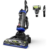 Bissell CleanView Swivel Vacuum, Triple Action Brush Roll, 3836 | Multi-cyclonic suction; extension wand; easy-empty dirt tank; swivel steering for maneuverability