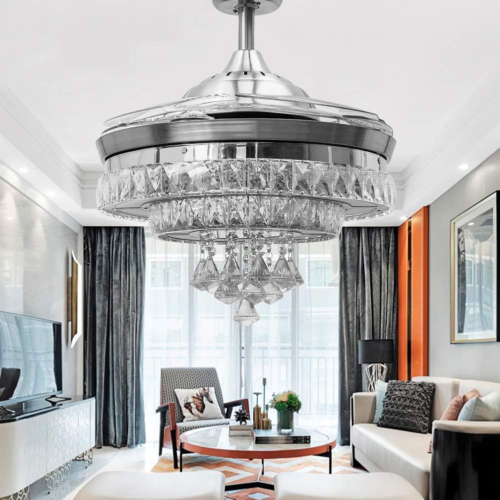 Crystal Ceiling Fandelier