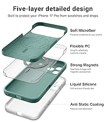OTOFLY Magnetic for iPhone 17 Pro Case,Compatible