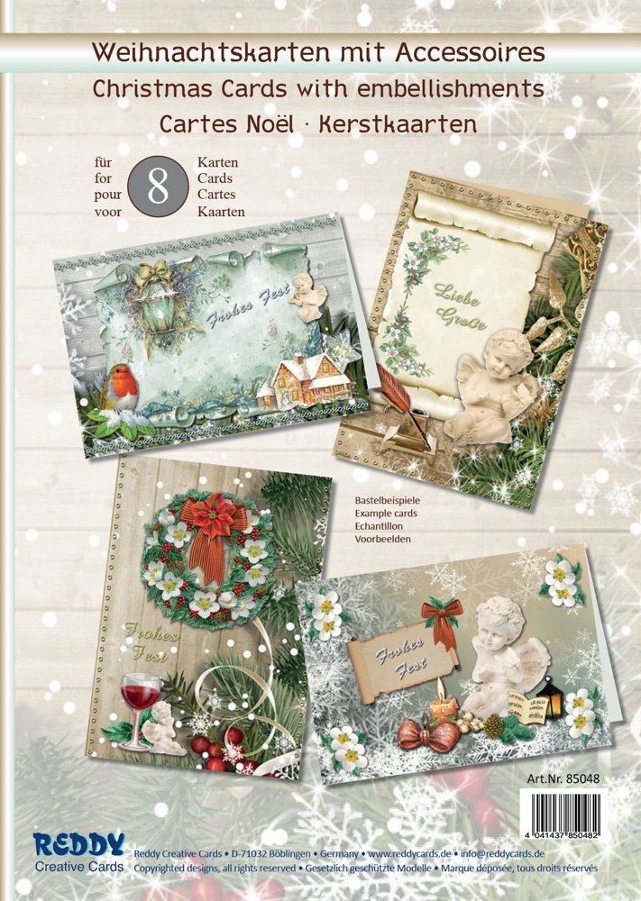 Reddy Craft Christmas Cards with Embellishments