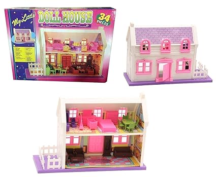 Krifty My Little Doll House 34 Pcs