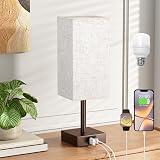 Aooshine Bedside Lamp Touch Control with USB A+C Ports 3 Way Dimmable view 8